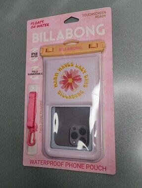 Billabong Pink  Waterproof Phone Pouch